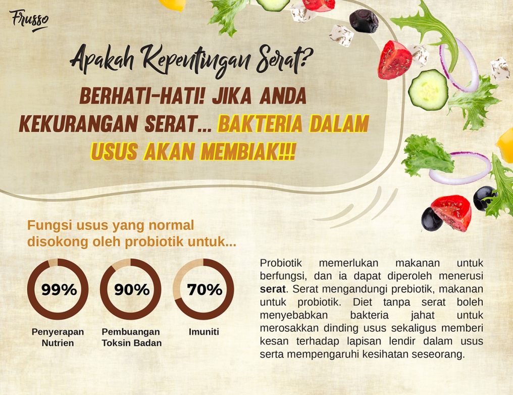 Wellous Frusso WellnessMall SG Wellous Products Singapore - dietary fiber contans prebiotis the food for probiotic 